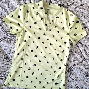 Nike Dri Fit Womens Golf Performance Polo Size XS (Lime Ice Black) Brand New!!!